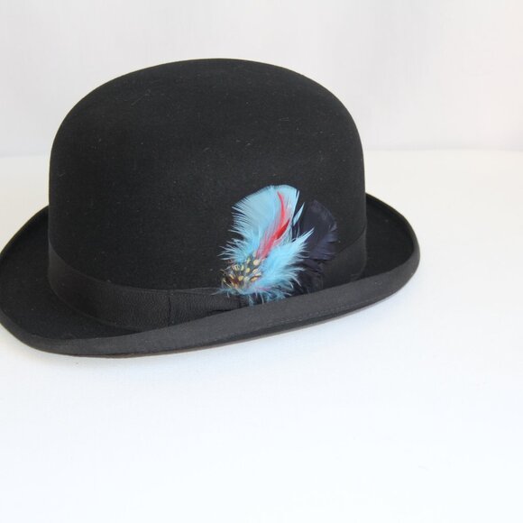 Stetson Sovereign Equestrian Black Derby Size 6 7/8. High Quality main image 10